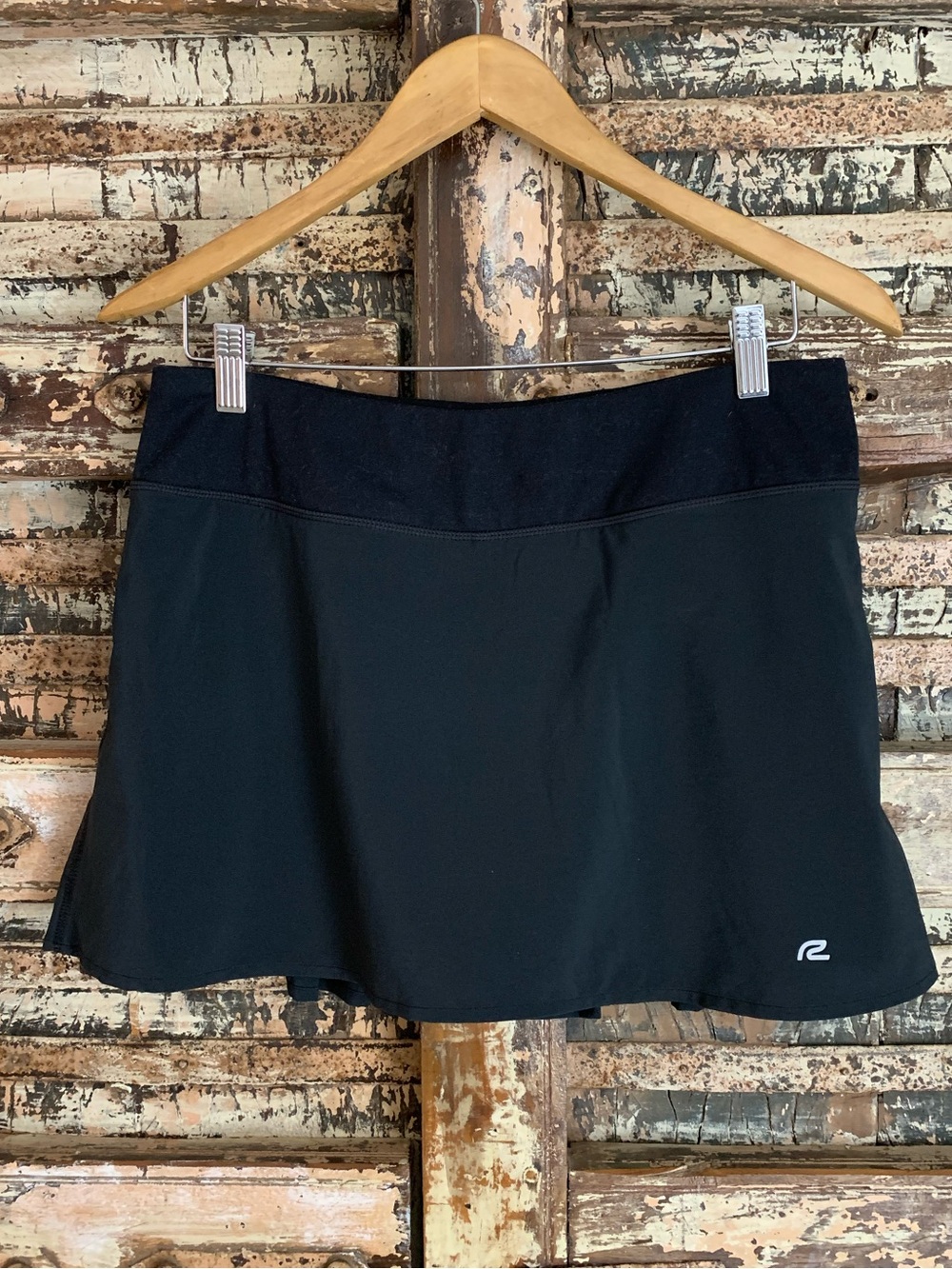 Road Runner Sports Black Tennis Athletic Skort Built-In Shorts Golf EUC, M